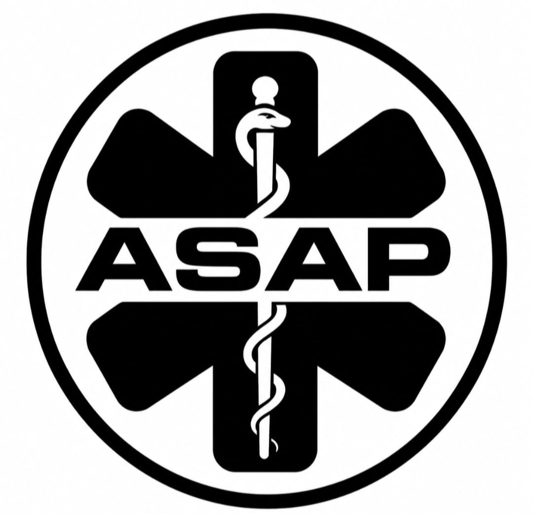ASAP Ambulanssi- ja Saattajapalvelu  logo